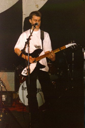 mark plays rickenbacker 330 in the schlachthof, wiesbaden, germany